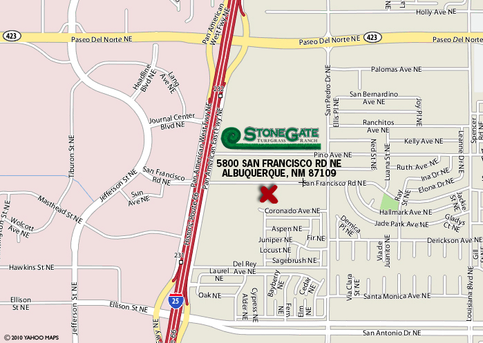 StoneGate Turfgrass Ranch Albuquerque Sales Office